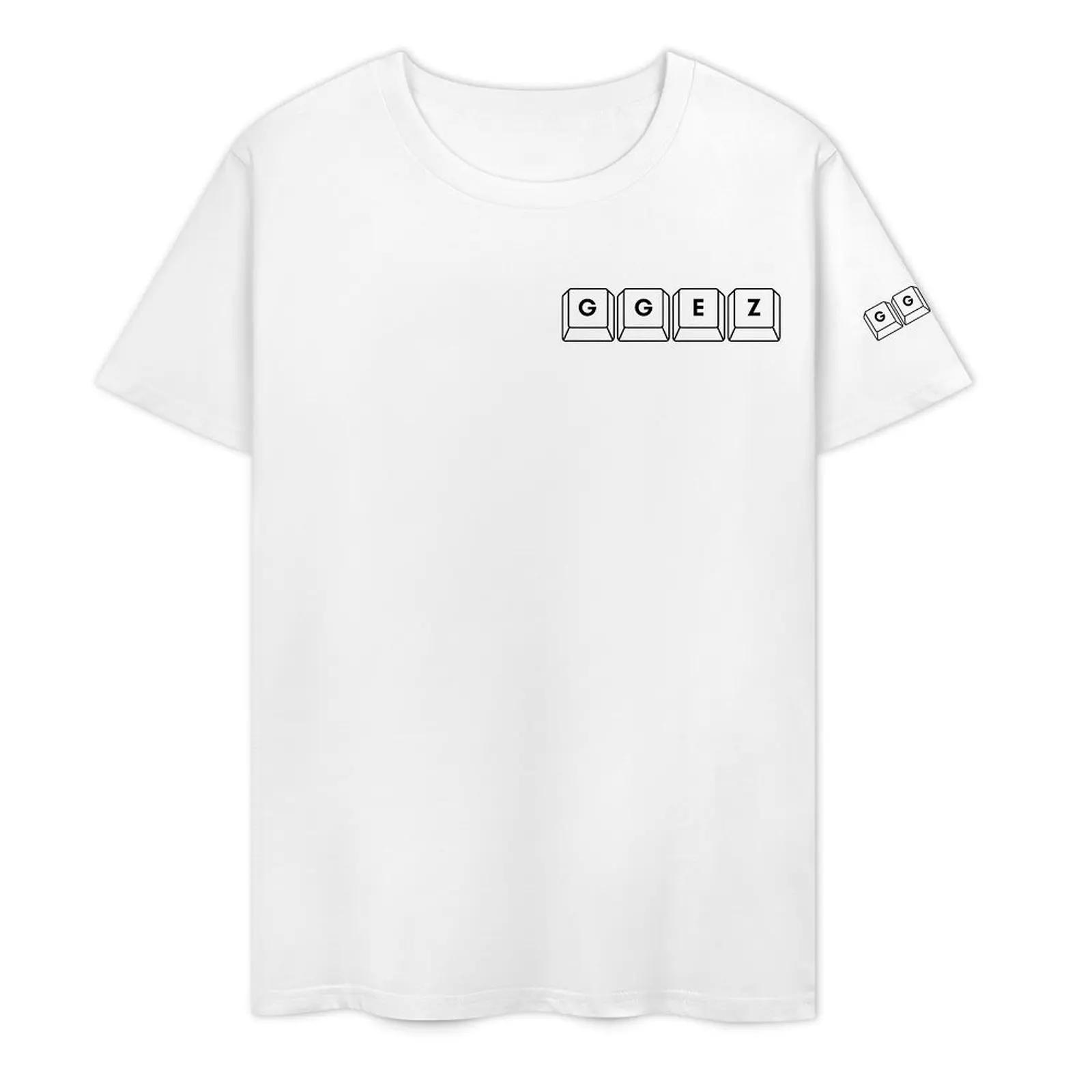 GG EZ Gaming Keyboard Premium For Sale T-shirt Fresh Sport  Funny Joke Tshirt Classic Leisure Eur Size