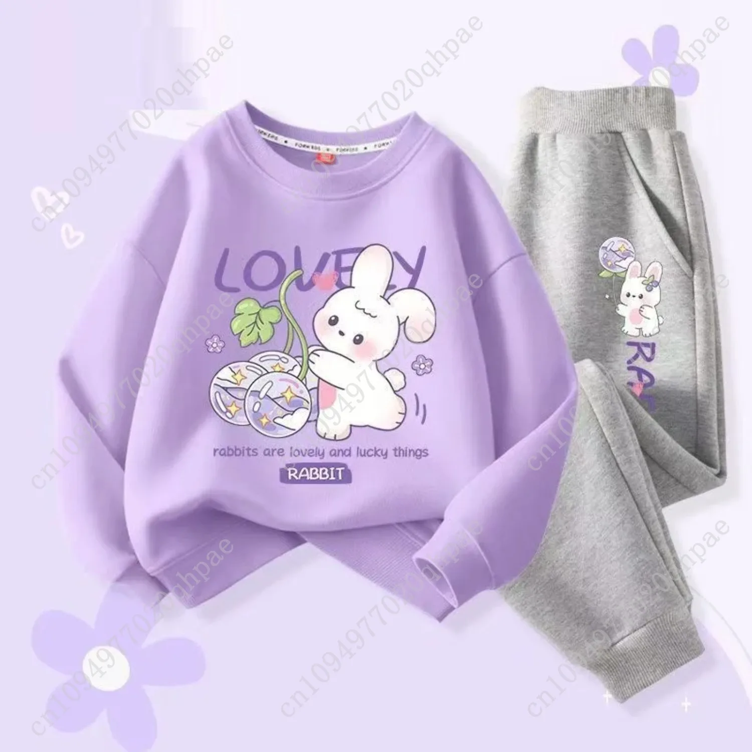 Herbst Baby Mädchen Kleidung Set Kind Herz Gedruckt Sweatshirts Pullover Top Und Hosen 2 Stück Anzug Kinder Süße Trainingsanzüge