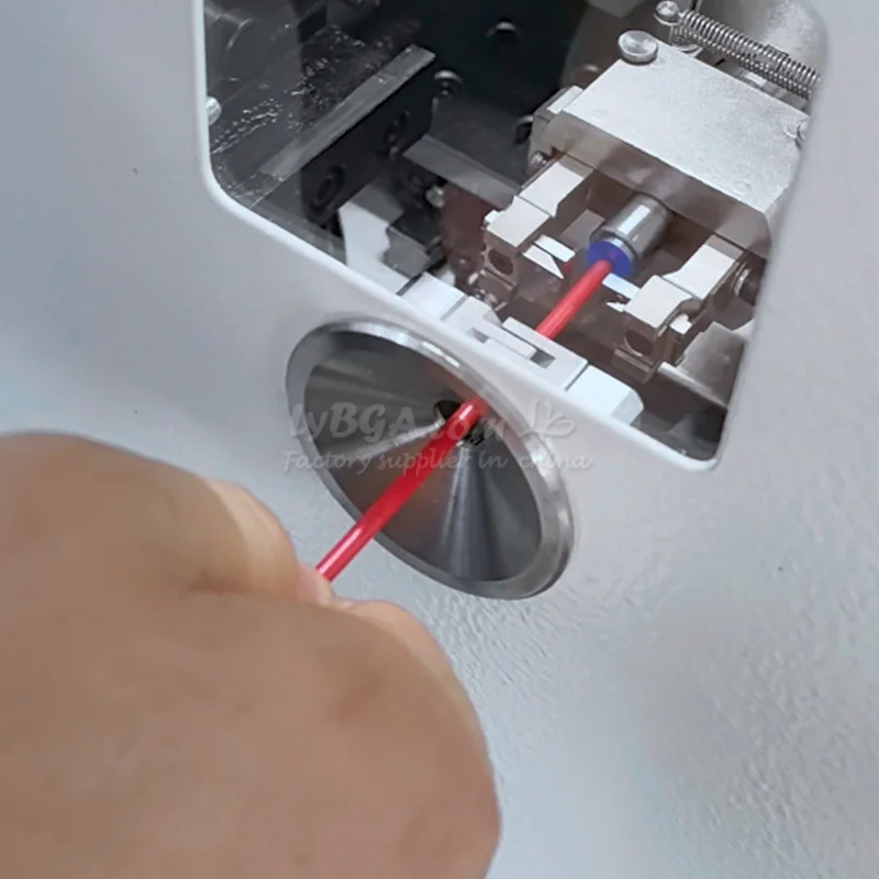 LY-510B التلقائي E أنبوب نوع آلة طرفية مخصصة أقصى طول 12 مللي متر 4 في 1 وظيفة تجريد التواء خيوط العقص