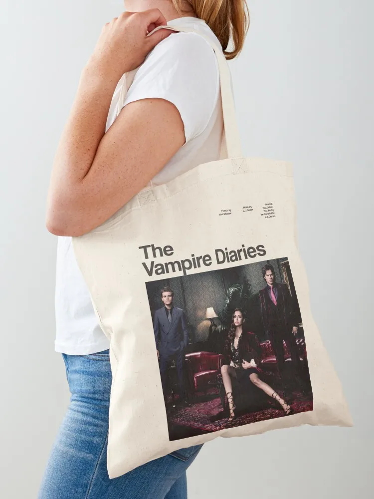 The Vampire Diaries series poster Tote Bag tote canvas Gift Cloth Canvas