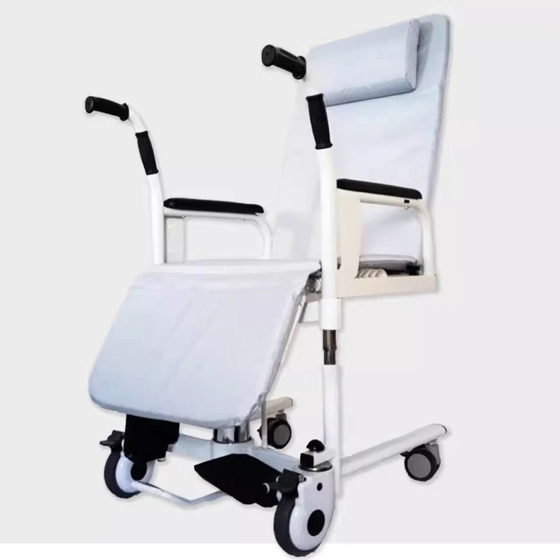 Multifunctional transfer machine, paralyzed elderly care artifact, bedridden patient standing aid, bathing and toilet