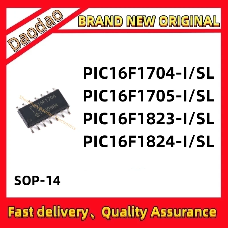 

New PIC16F1704-I/SL PIC16F1705 PIC16F1823 PIC16F1824 PIC16F1704 PIC16F1705 -I/SL IC MCU Chip SOP