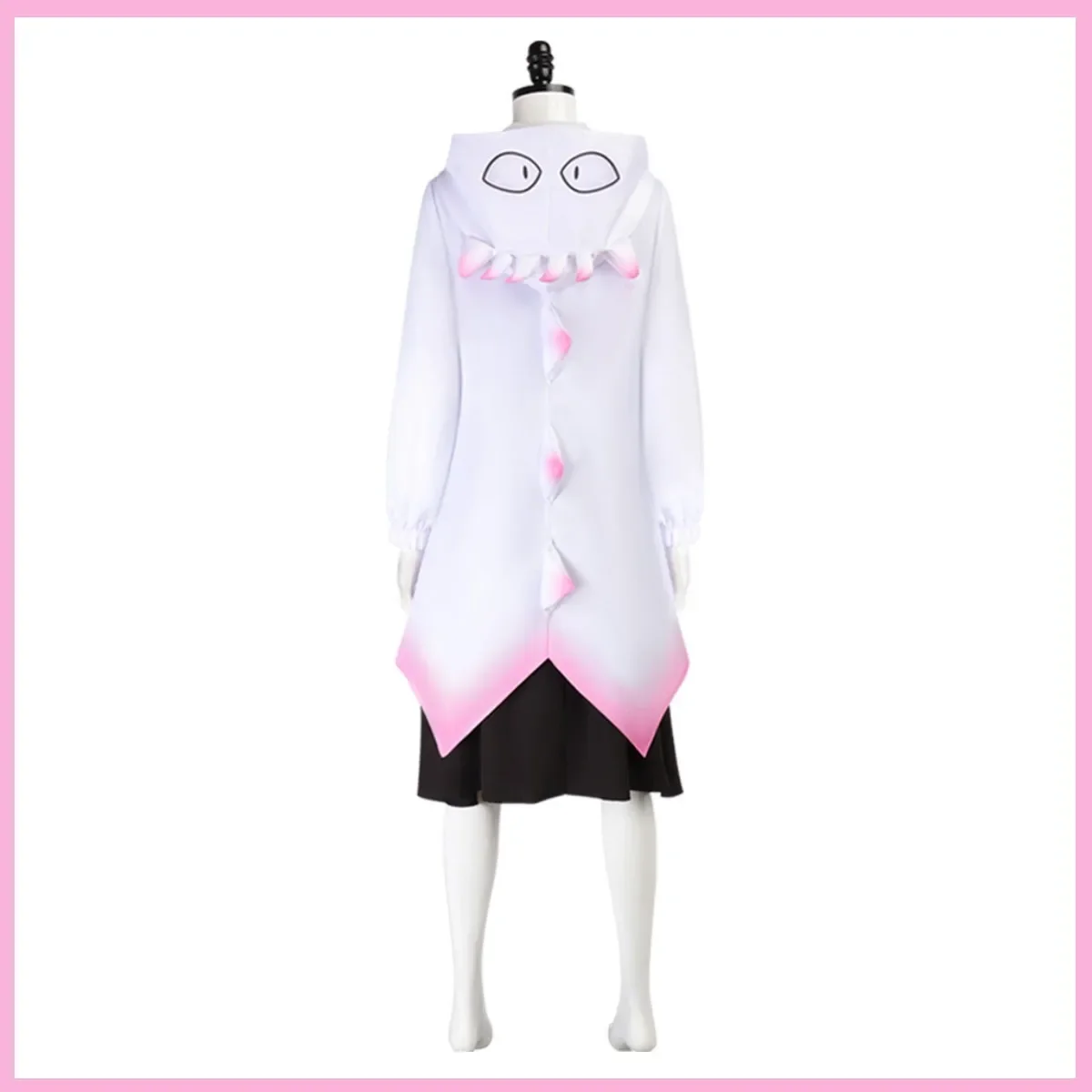 XqNew Anime SPY×FAMILY Anya Forger Cosplay Costume White Cloak Dress Uniform Full Set Wig Woman Cute Halloween Suit view 4