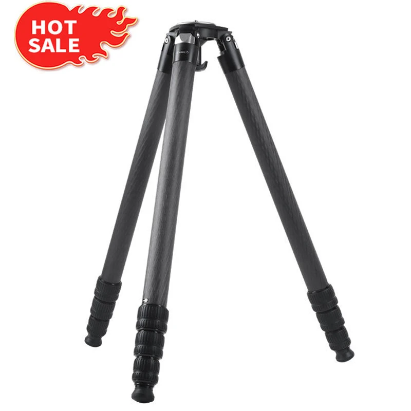 Oem Professional Carbon Fiber Live Streaming Photographic Camera Tripod Stand Digital Dslr Camera Video Tripod