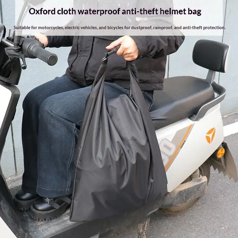 Portable Travel Motorcycle Waterproof Bag With Combination Lock Anti Theft Motorbike Helmet Storage Luggage Tool 1PC