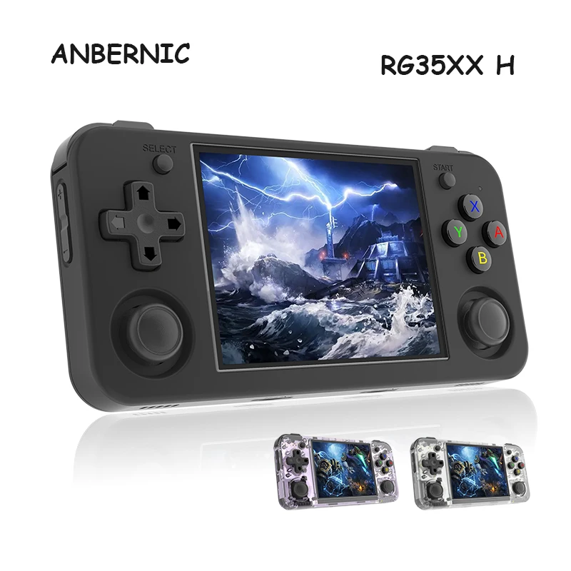 

RG35XX H Handheld Game Console Linux 3.5-inch IPS Screen Portable Retro Handheld Game Console 3300mAh Video Game Console