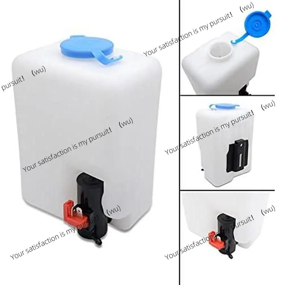 12V 1.2-liter Universal Windscreen Washer Bottle Tank Pump Wiper Reservoir Kit Fluid Nozzle Sprayer Car Windshield Clean Tools view 2