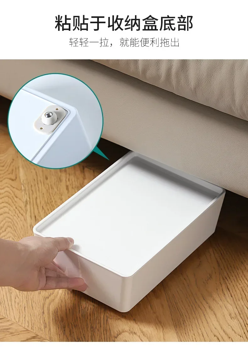 4pc Universal Ball Pulley Household adhesive roller universal wheel thickened without drilling