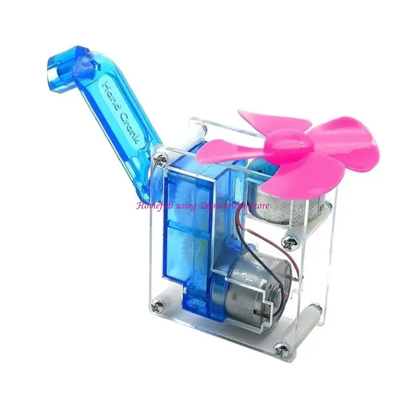 Hand Generator Mini Generator Portable Miniature Portable Generator Hand Cranked Power Generator Electricity