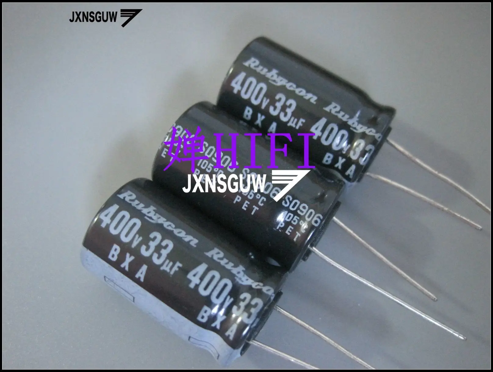 

10PCS NEW RUBYCON BXA 400V33UF 16X25MM Aluminum electrolytic capacitors 33uF/400v 105 degrees 33UF 400V