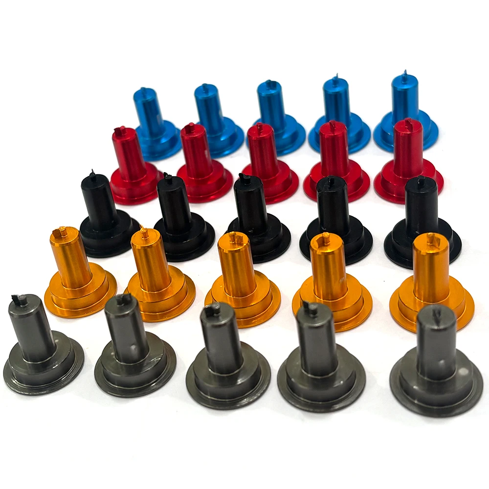 TAKEDO 5 шт./пакет 27 #   Намотка, проверка, алюминиевое кольцо на конце для приклада, карповая стержень, строительный компонент, ремонт, аксессуар для стержня «сделай сам»