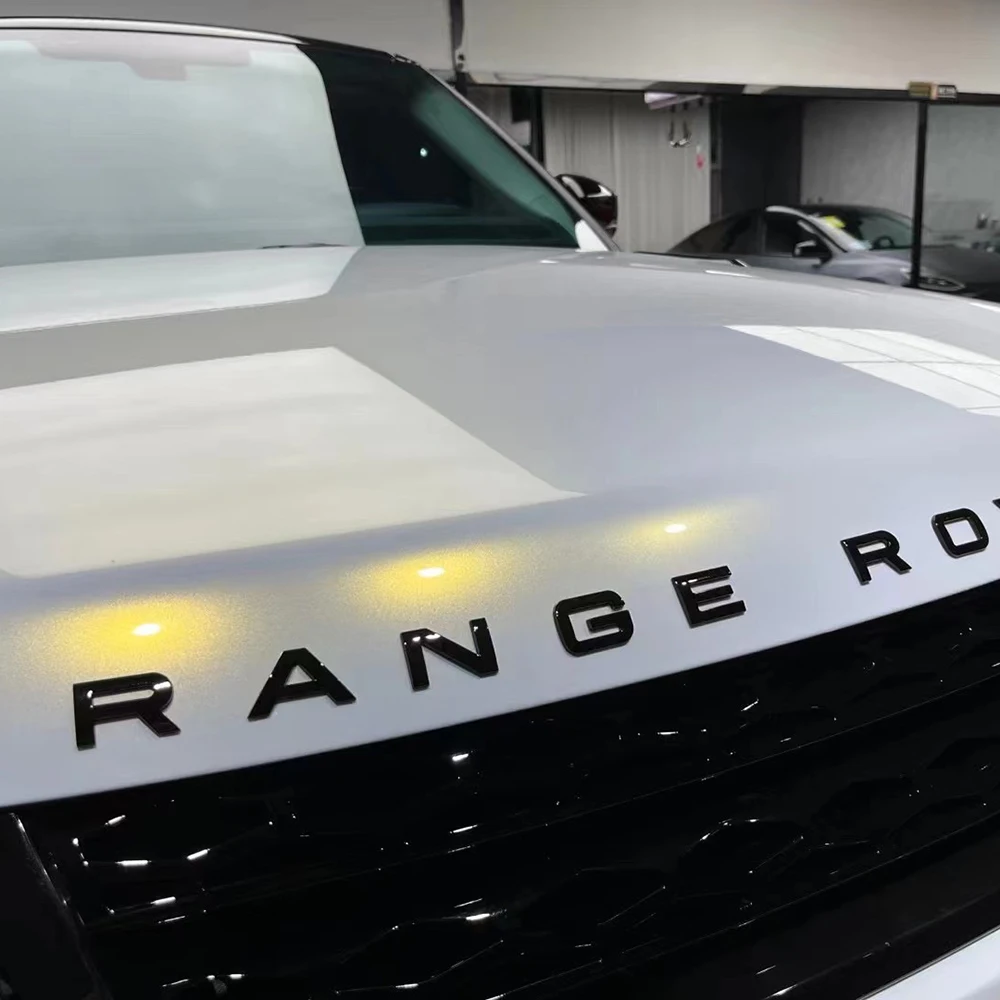 الذهب الأبيض بيرليسسينت الطلاء حماية الفيلم الملونة TPU التمويه الفينيل التفاف السيارات سيارة شاحنة التفاف #6