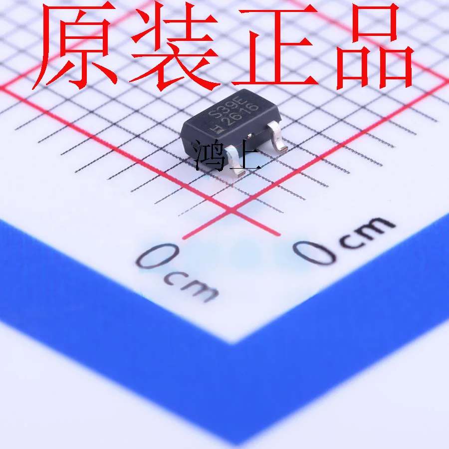 50 Buah/Lot SS39ET Miniatur Tanda Sensor Elemen Hall Magnetik Linier: S39E SMD SOT-23