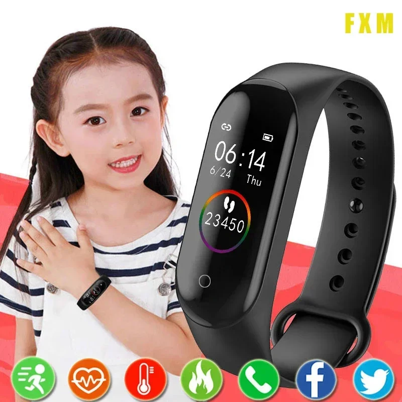 Smart Watch Kids Watches For Girls Boys Sport Bracelet Child Wristband wristband Fitness Tracker Children Smartwatch Waterproof