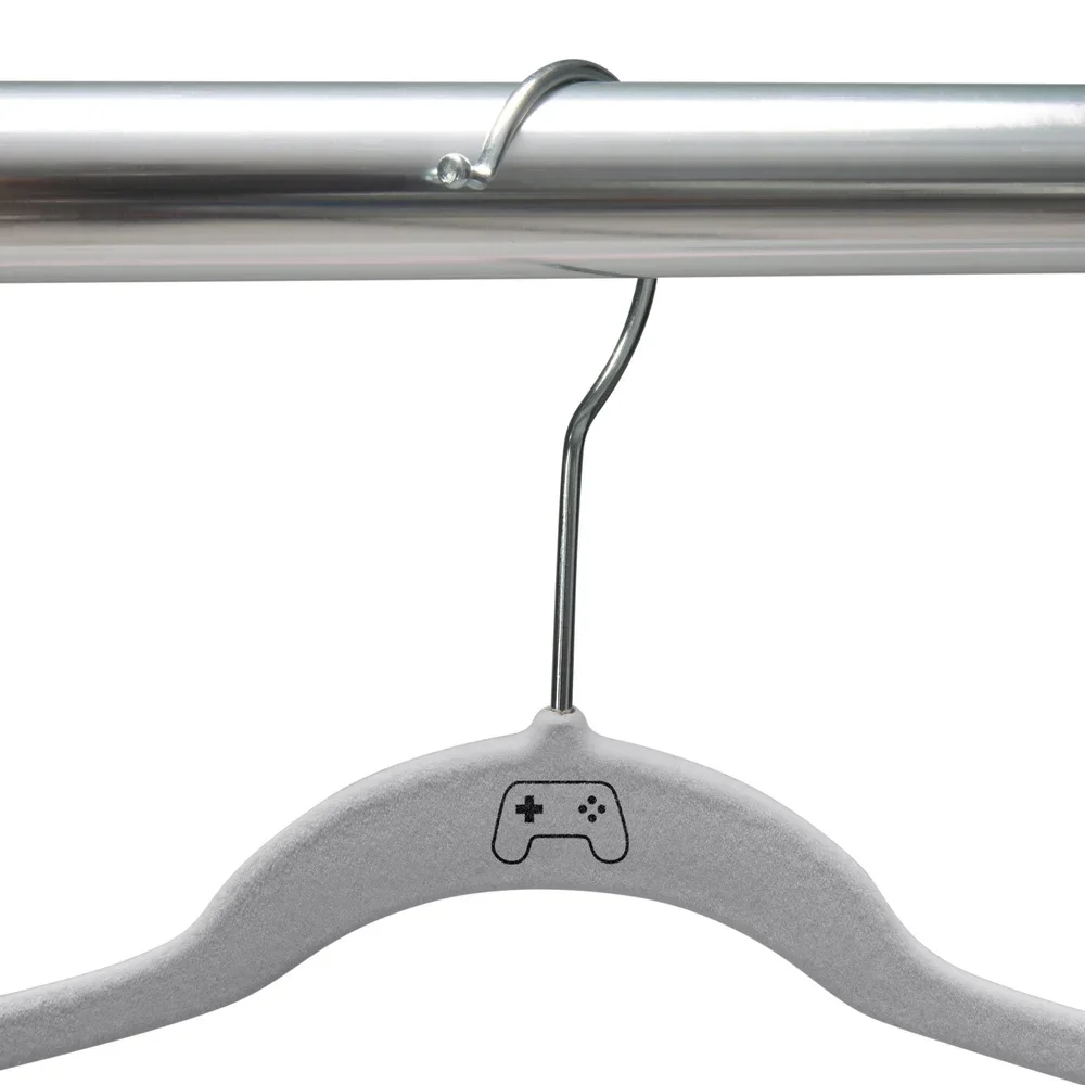 Grucce in velluto per bambini Confezione da 25 controller di gioco antiscivolo Icona Organizzazione ideale Abito Gonna Camicia Accessori Durevole Leggero