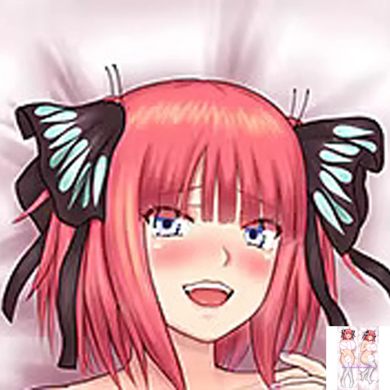 

Dakimakura Anime Nino Nakano Double-sided Print Life-size Body Game Pillow Cover Bedding Gifts