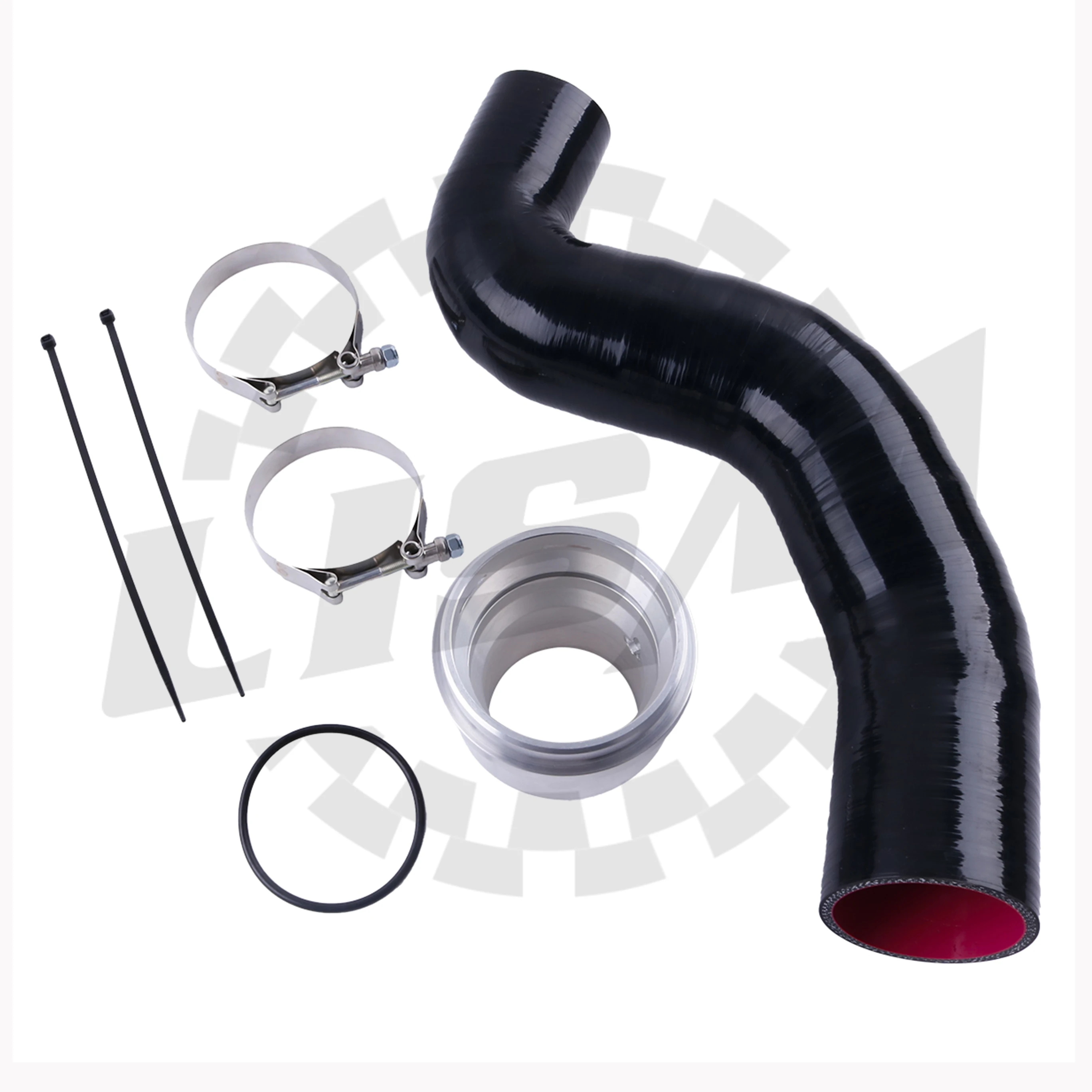 1PC For 2017-2022 Ford F250 F350 F450 6.7L Powerstroke Silicone Intercooler Pipe Upgrade Kit Tube Hose