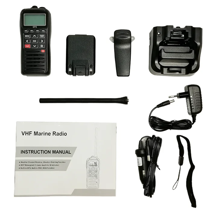 VITAI VT-39M VHF Marine Transceiver Built In GPS DSC MOB Function Two Way Radio Walkie Talkie VHF Marine Radio VHF Marine Radio