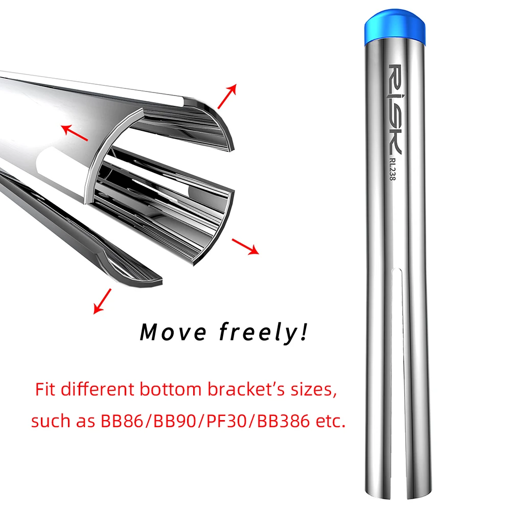 RISK Bike 22-24mm Spindle Press Removal Tool Fit BB Bottom Bracket Cup BB86 BB90 PF30 Bicycle Frame Bottom Axle Removal Tool