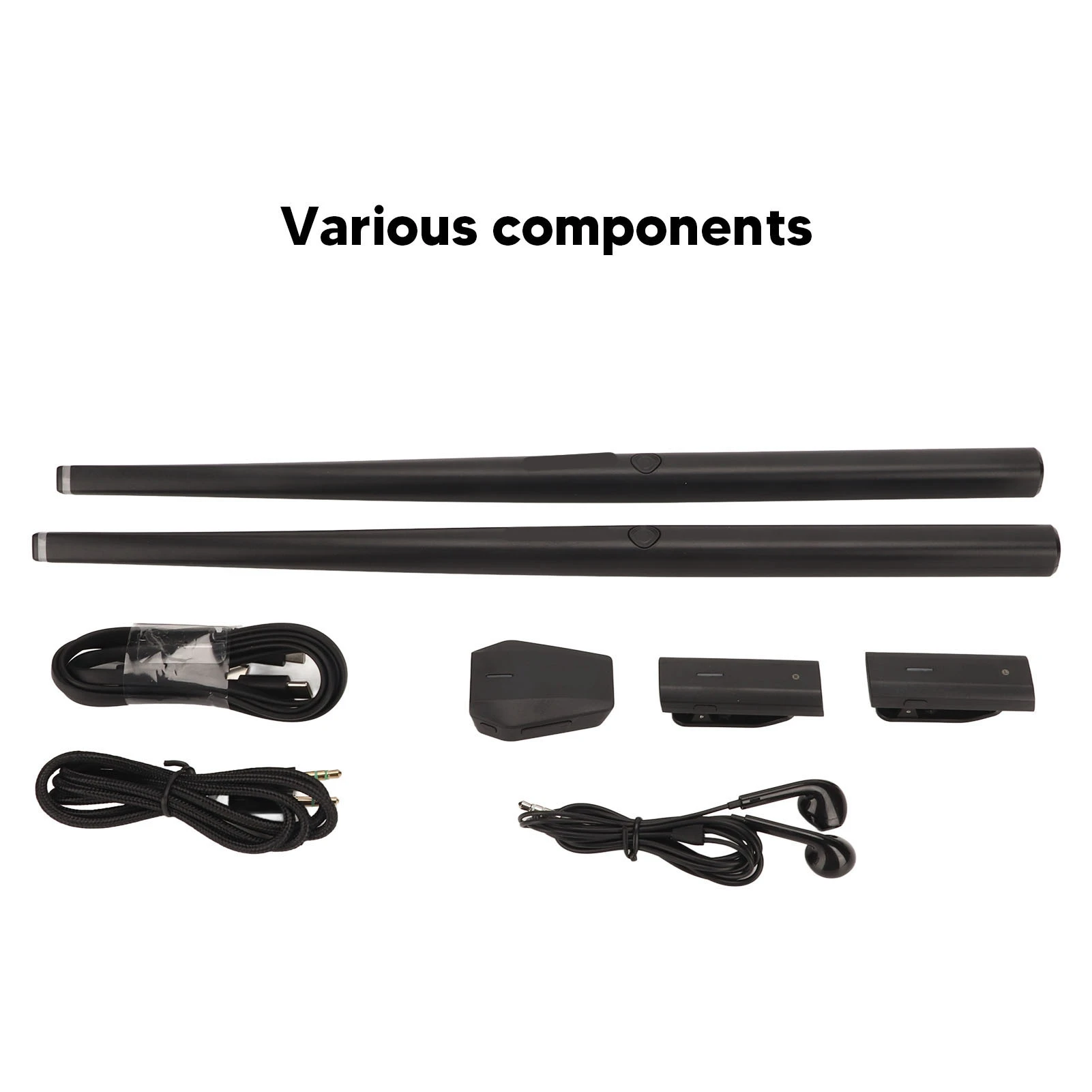 Elektronisches Schlagzeug-Set, Simulation Virtual-Reality-Drum-Set, 2 Modi, MIDI-Unterstützung, tragbare Trommelkonsole, Drumsticks für Erwachsene