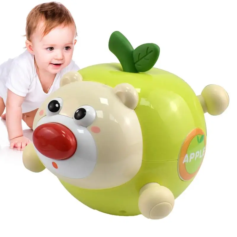 لعبة المتذبذب للأطفال الفاكهة المتداول تهز اللعب الدب المتذبذب لعبة التسنين لعبة تعليمية المتذبذب لاعب مع حلقة الجرس والصوت