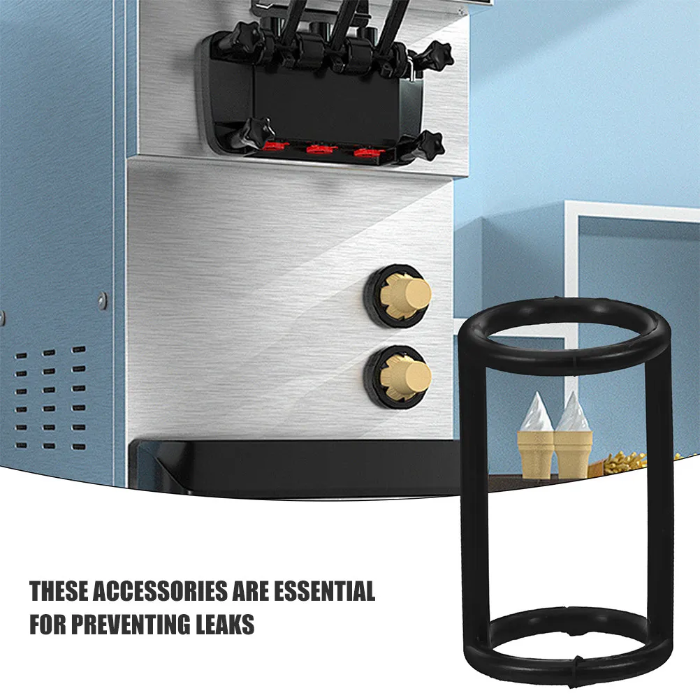 3Pcs Premium Sealing Rings for Ice Cream Machines Universal Silicone Seal Ring Set Prevents Leaks Maintains Taste Ensures Long