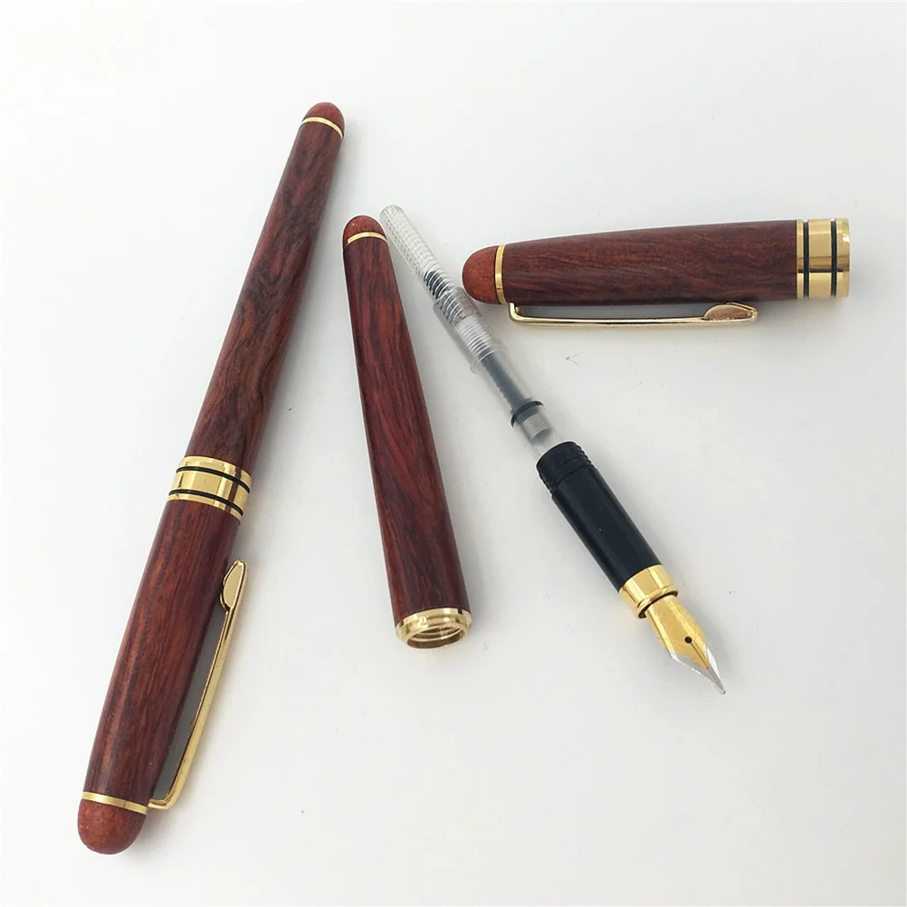 

Wooden Fountain Pen Premium Stylish Design for Office Home School Elegant Writing Gift Office Pens Pens for Gifts