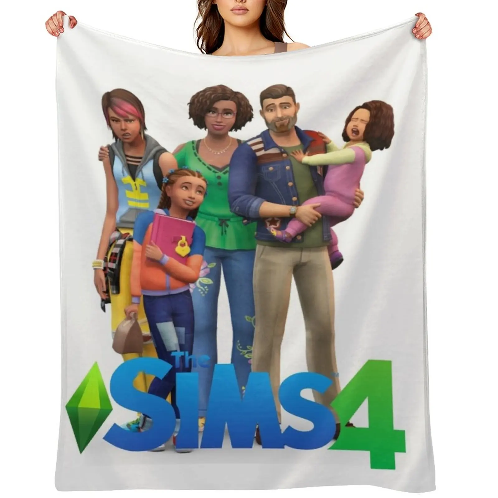 

The Sims 4 Parenthood Throw Blanket Retros Plaid christmas gifts Thins Blankets