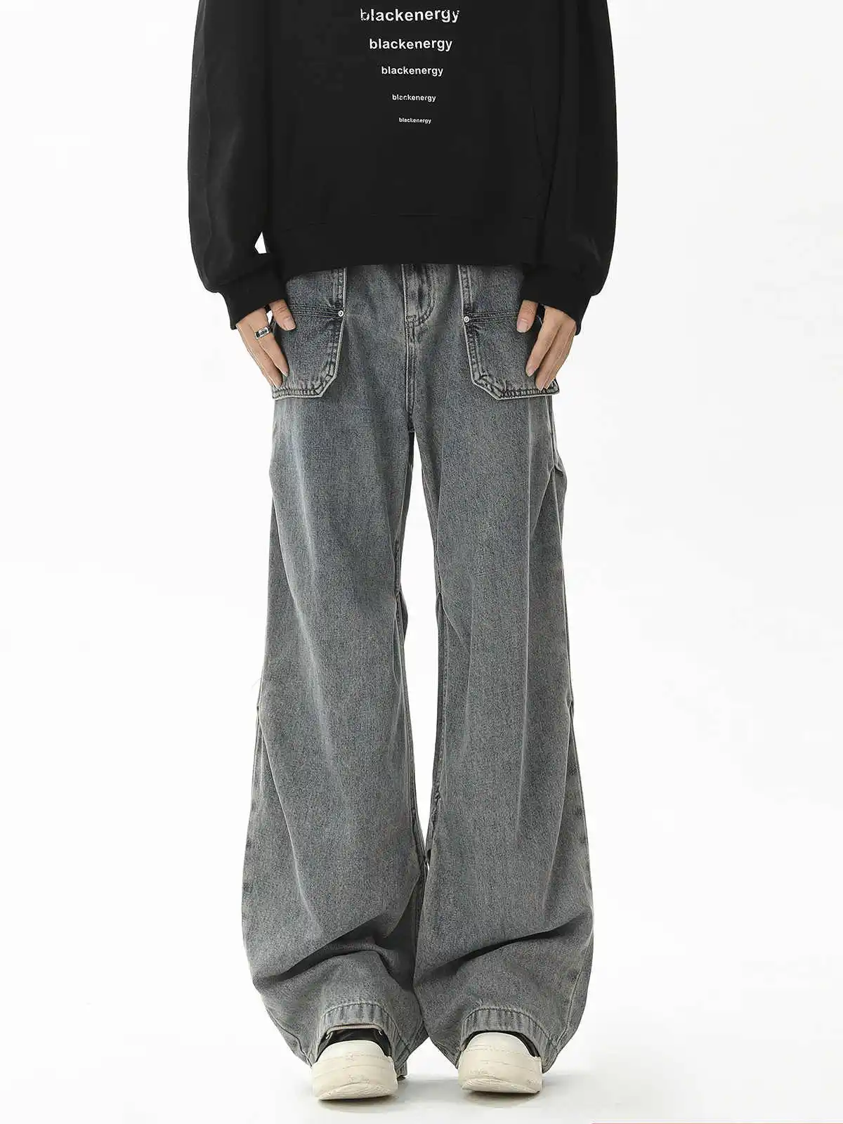 

Women Y2k Baggy Cargo Flare Jeans Japanese 2000s Style Boyfriend Jean Pants Vintage Harajuku Oversize Denim Trousers Autumn 2025