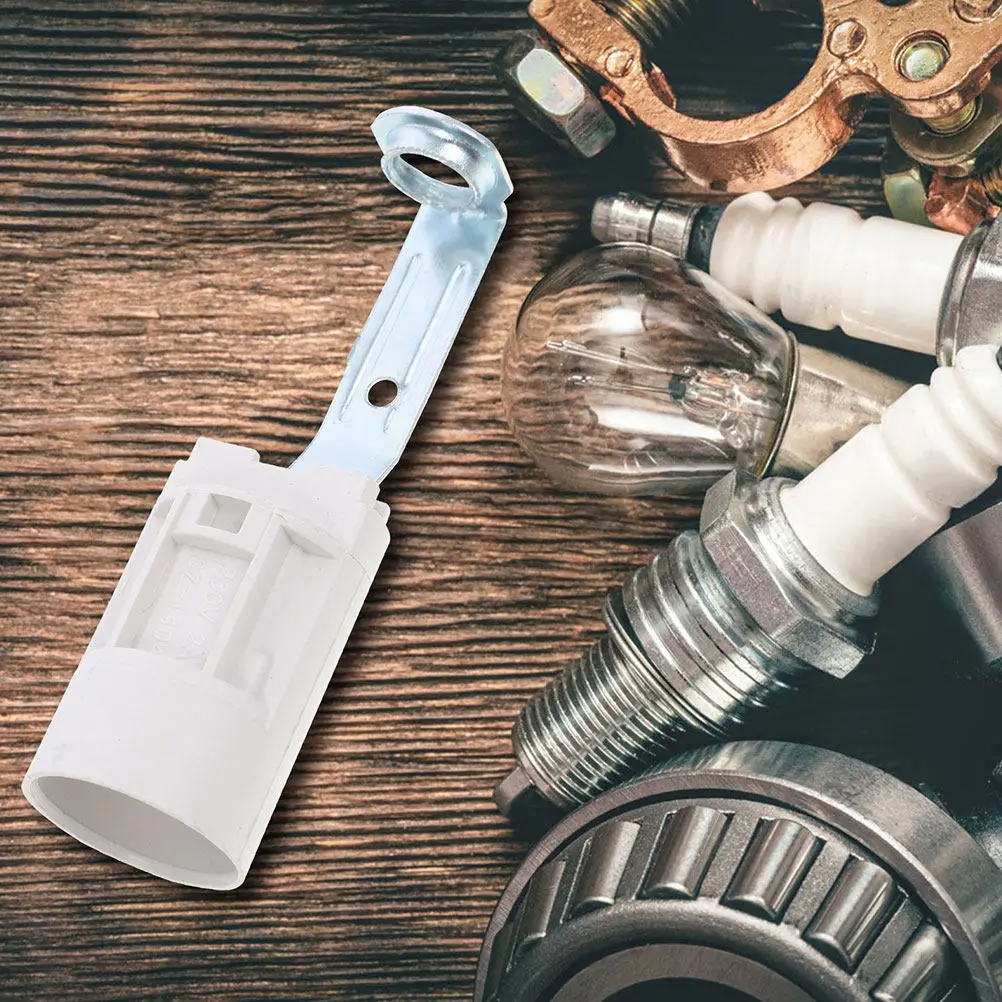 

6Pcs Lamp Socket E14 Base Holder Heavy Duty Light Fixture Parts for DIY Lamp Repair and Home Decoration