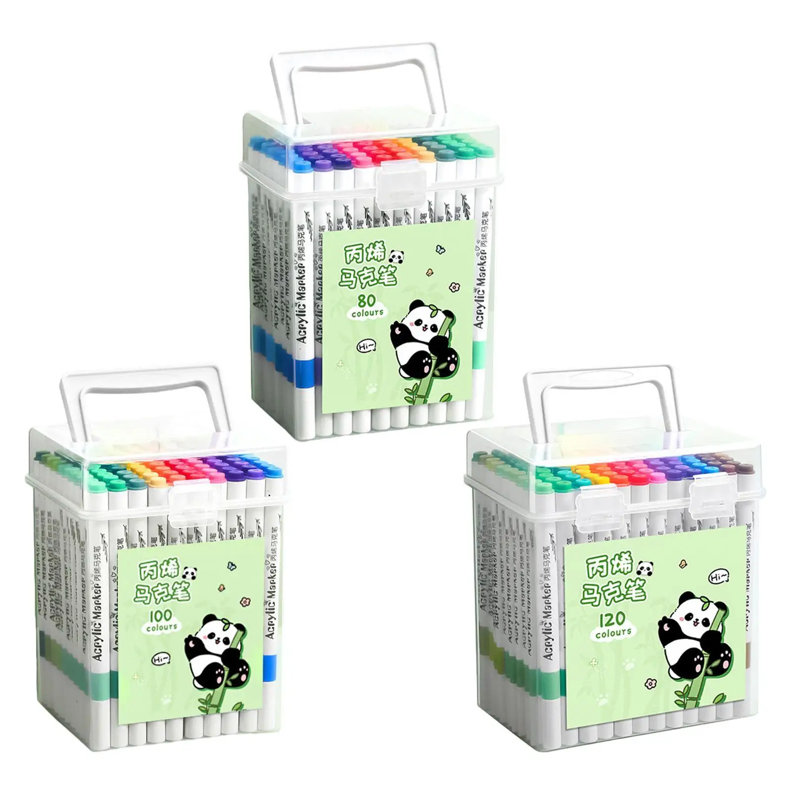 Acryl-Farbmarker, Kunstmarker, Acryl-Farbstifte für Glas, Metall, Holz