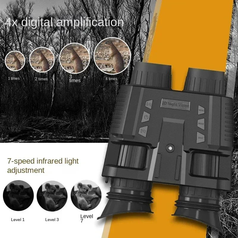 Binocolo notturno NV8000 Binocolo per visione notturna HD montato su casco Binocolo digitale Dispositivo per visione notturna a infrarossi montato sulla testa