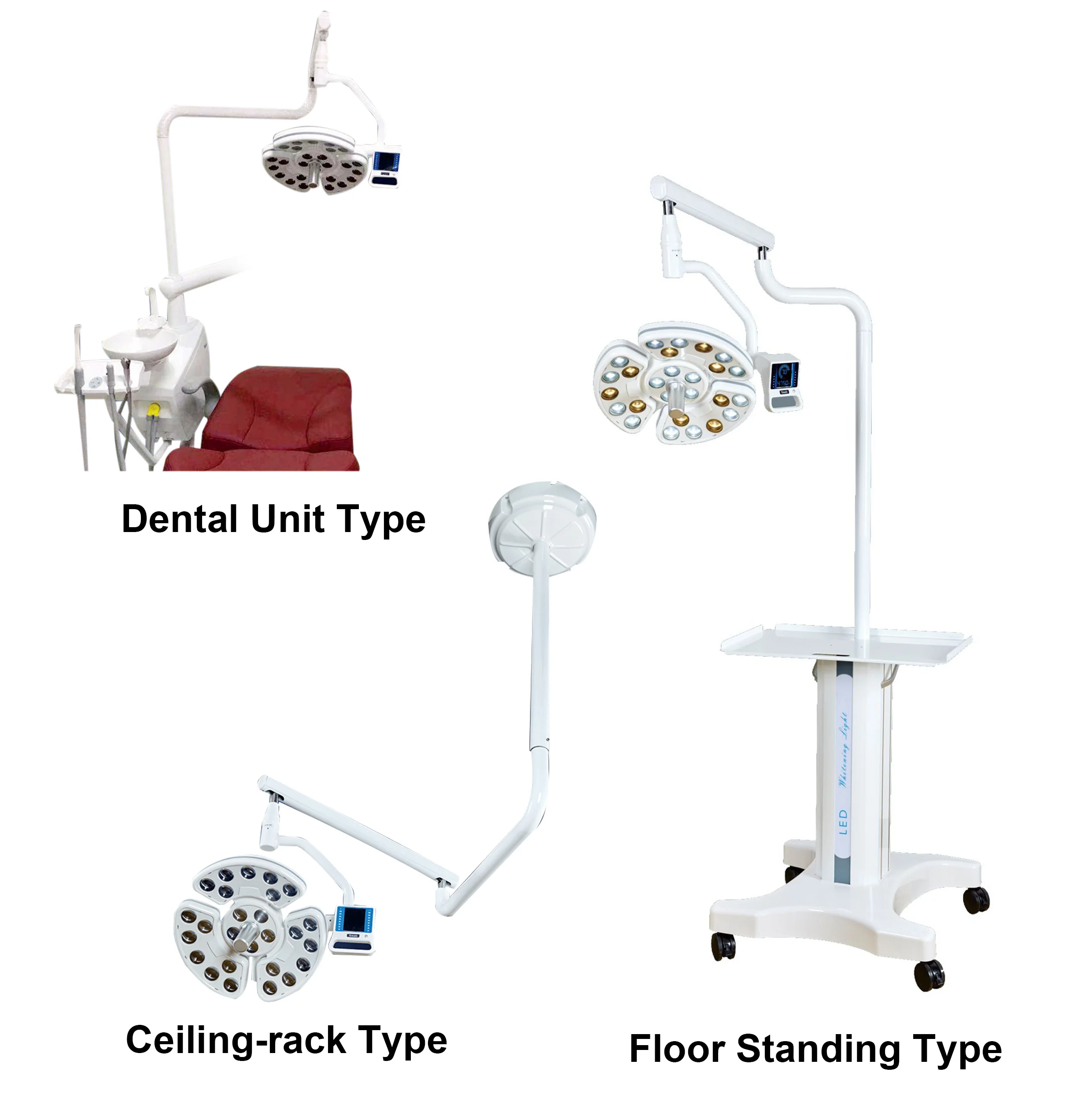 LK-T18A/B/C  Operating Surgical Lamp Medical Mobile Surgical Lamp