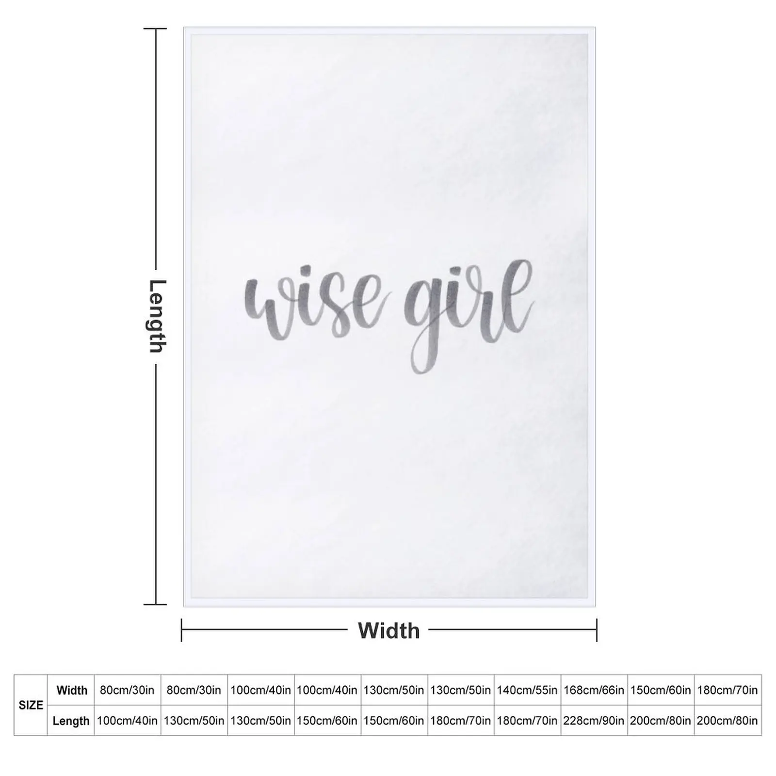 Wise Girl Throw Blanket Cute Hair Blankets