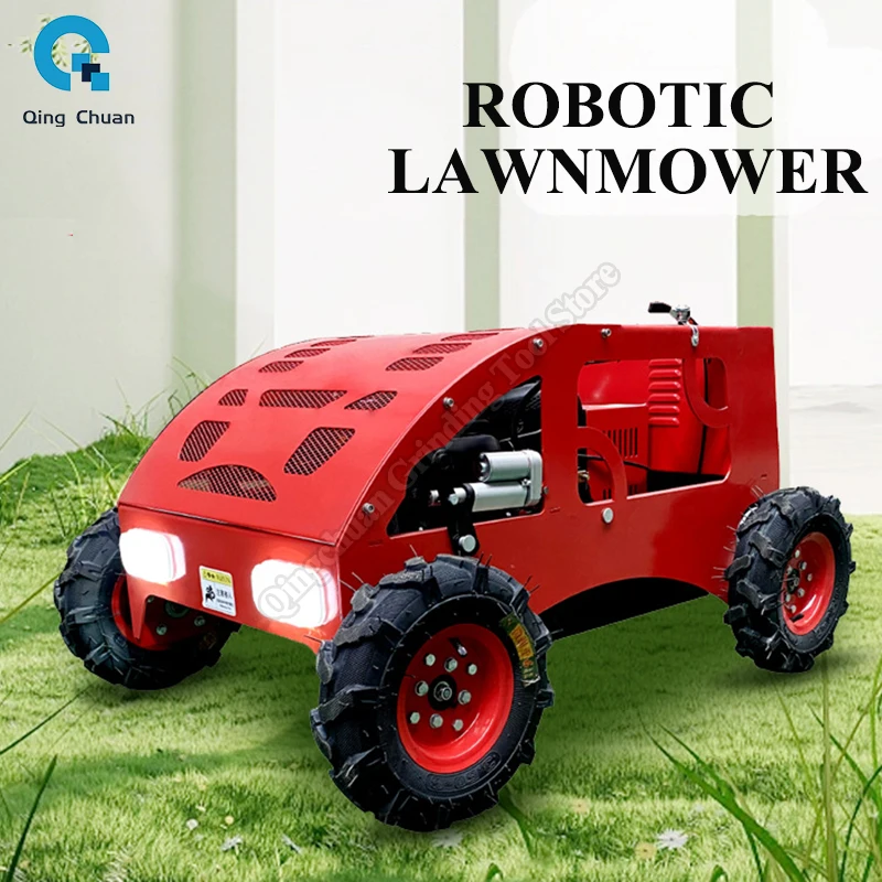 

Horsepower Wheel Household Weeding And Mowing Remote-controlled Lawn Mower