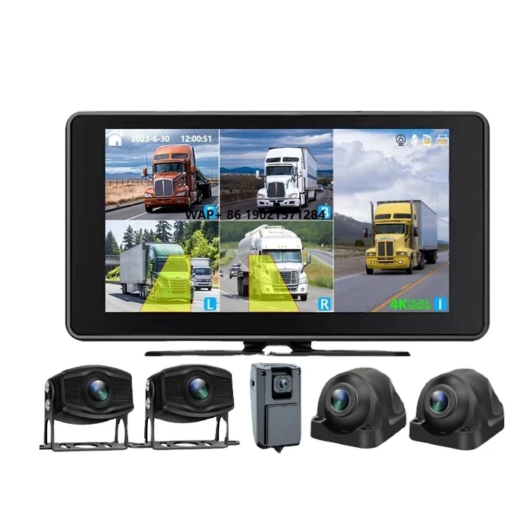 

10.1 Inch AHD System BSD Touch Screen for Car/Bus/Truck 5 Channel CCTV DVR Cameras Color Night Vision Parking Recorder