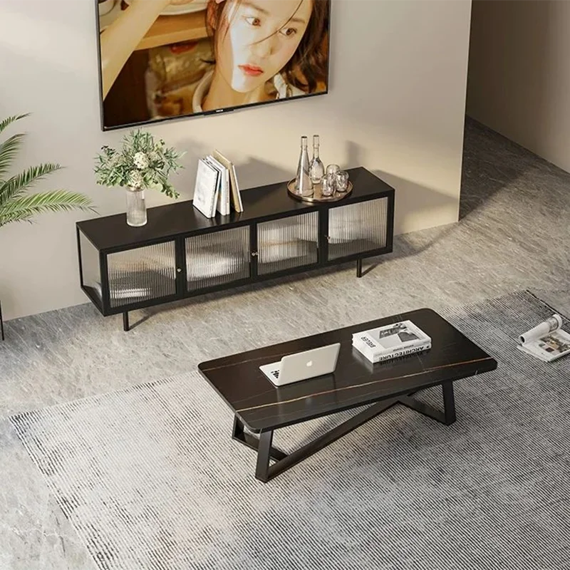 Weißer Kamin, TV-Tisch, Salon, Filme, Unterhaltung, Holz-Organizer, Universal-Regal, TV-Ständer, nordische Muebles, Schlafzimmermöbel