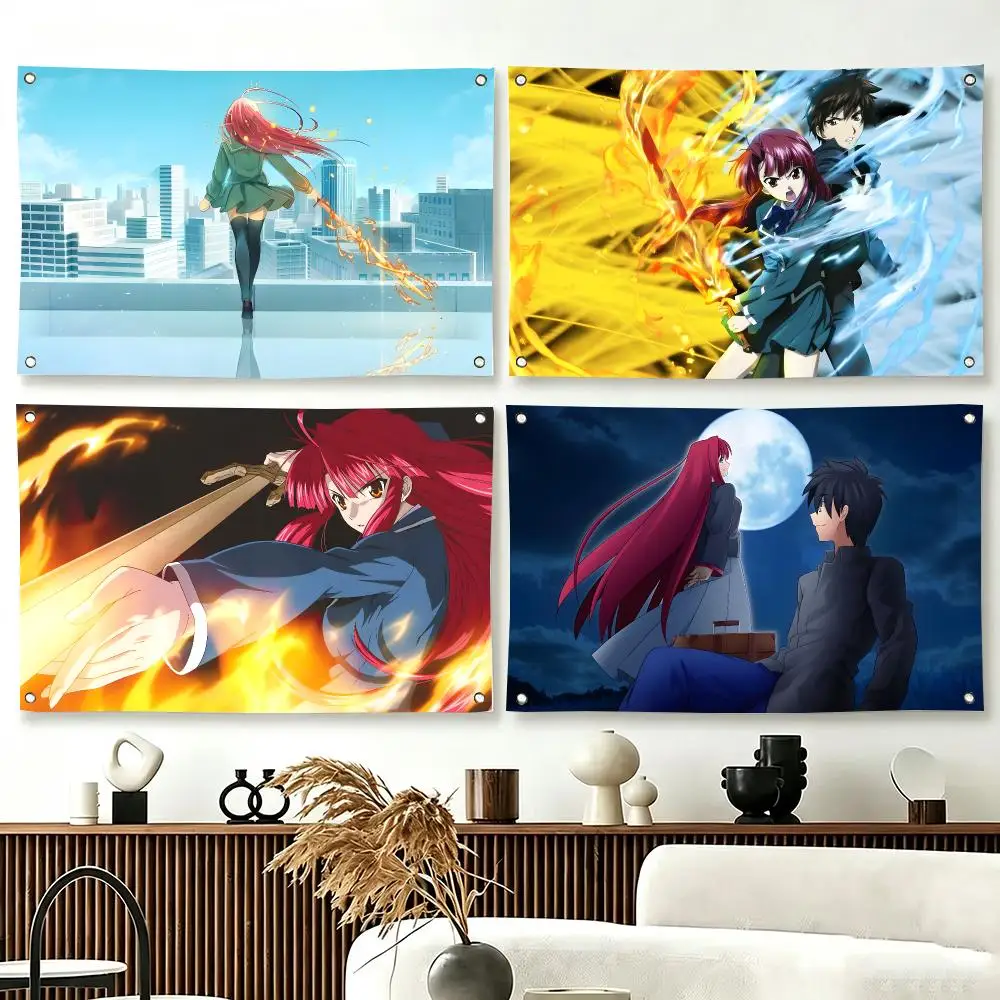 Fantasy Magic Anime K-Kaze no Stigma Flags  For Living Room Home Dorm Decor Wall Outdoor Camping Party Banner Gifts