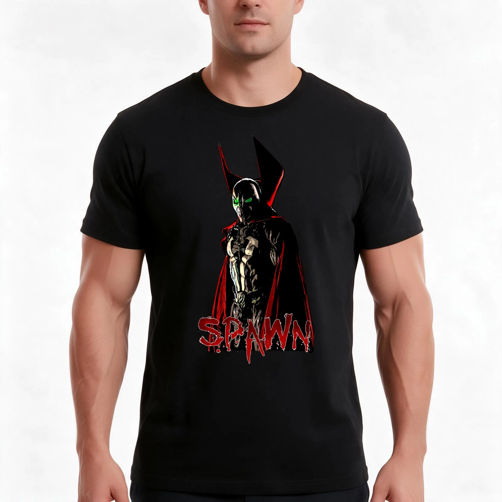 spawn T-Shirt Summer Casual Cotton Tee Oversized Streetwear Tops Vintage Graphic Print Loose Fit Short Sleeve 100% Cotton