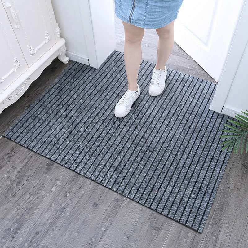 

Non-Slip Absorbent Kitchen Floor Mat Washable Striped Runner Rug Oil-Proof Carpet Rug Indoor Floor Mat for Kitchen Laundry Room