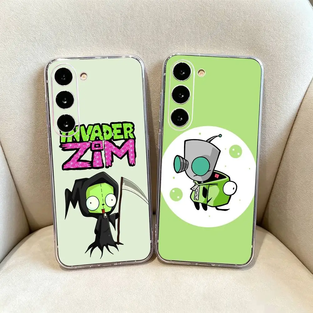 Madness- Invader Z-Zim Gir Clear Phone Case for Samsung Galaxy A71, A70, A40,A52, A51, A30
