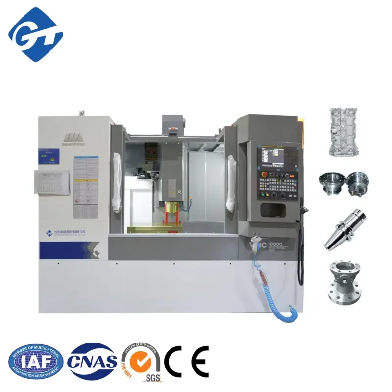 GT SMTCL VMC1000Q Taiwan Vertical Machining Center Cnc Lathe Milling Machine Combo Vmc Machine Price in India