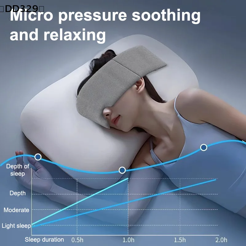 Weighted Gravity Eye Mask Sleeping Comfortable Light Blocking Headband For Deep Sleep Stress Relief Travel Gift〔DD329〕