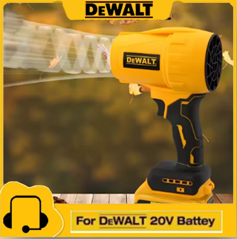 

Dewalt 30000RPM brushed fan, cordless turbine fan, handheld violent fan, 20V rechargeable dust-blowing tool,