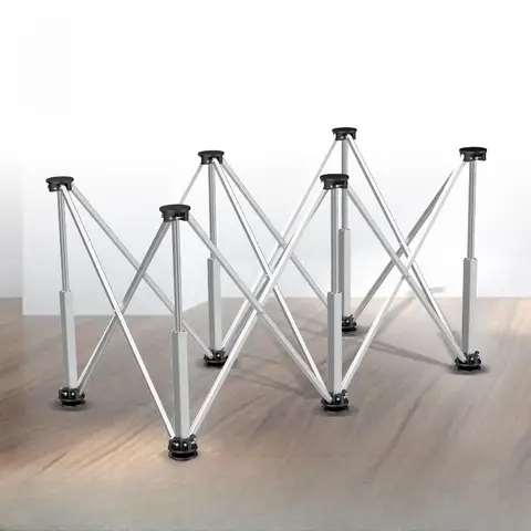 ALLSOME 스트럿 작업 테이블 알루미늄 합금 휴대용 작업 톱말 지원 빠른 텔레스코픽 작업대 목공 도구