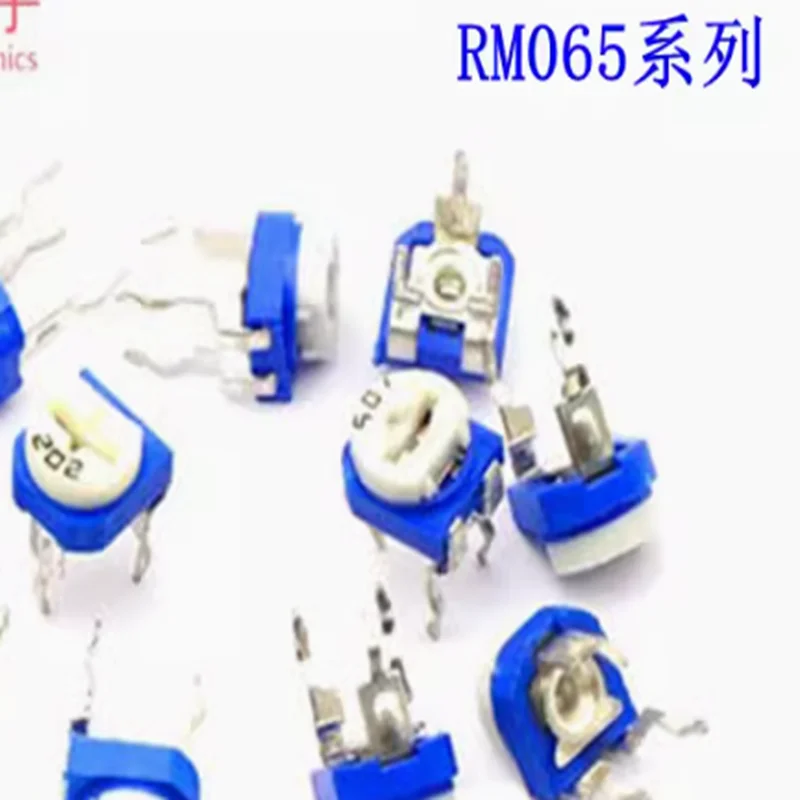 65PCS RM063 Vertical Adjustable Resistor  RM065 Horizontal Adjustable Resistor Pack 100R~1M 5 of the 13 models