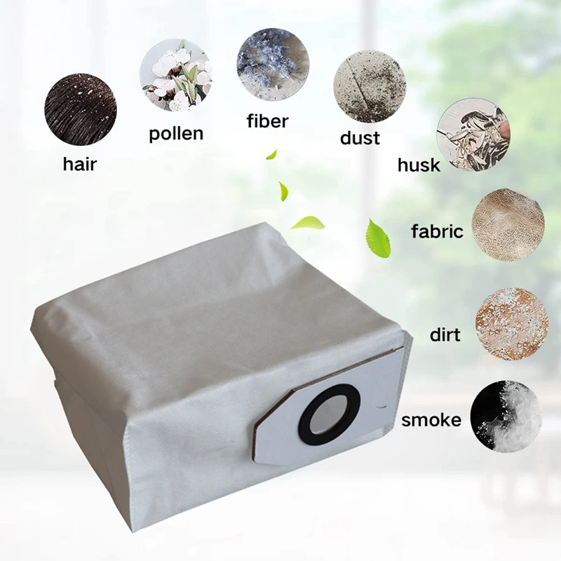 12 Piece Dust Bag Non-Woven Fabric Replacement Parts For Midea V12 V10 Robot Vacuum Cleaner Accessories Non-Woven Garbage Bag