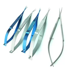 Ophthalmic Trabecular Scissors Vannas Capsulotomy Scissors Animal Experiment Tool Ophthalmic Instrument