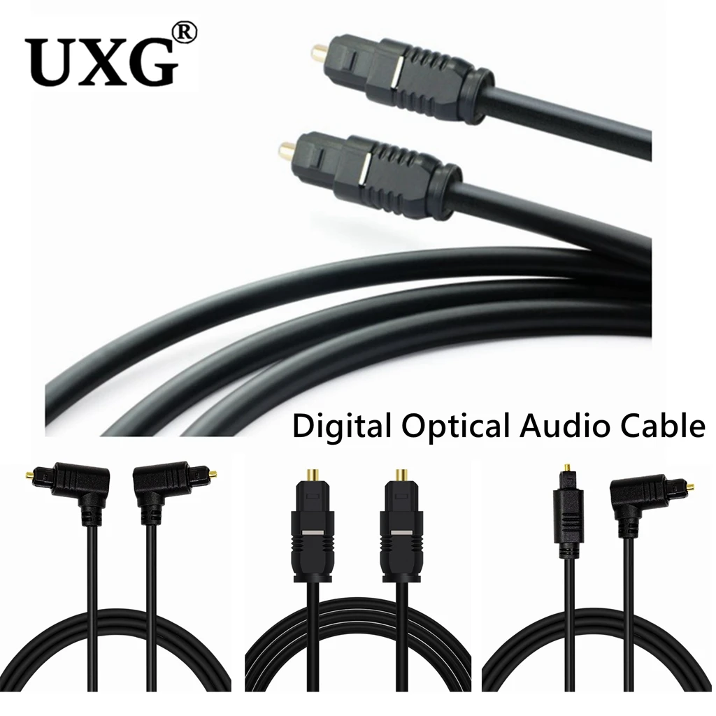 Cable Óptico Toslink 90 Grados 20 cm - Conector Dorado - imagen 4