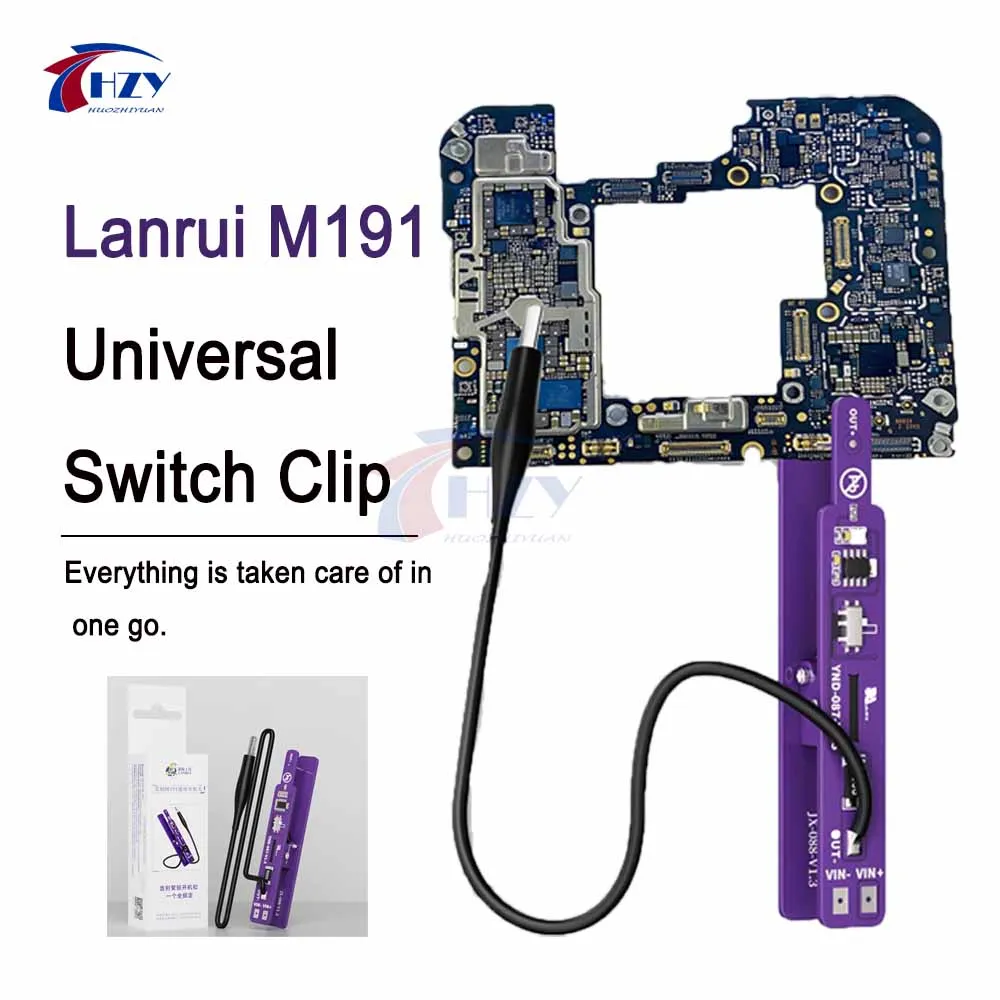 

Lanrui M191 Universal Switch Clip Power On Tool Dual Mode Detection Current Tester For iPhone Android Tablet iPad Repair Tool